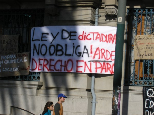 The student protests of 2006 have yet to be fully resolved