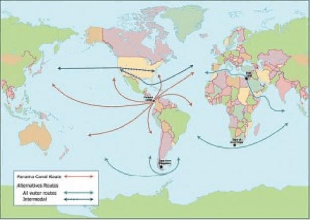 Global Crossroads: Panama Canal shipping routes