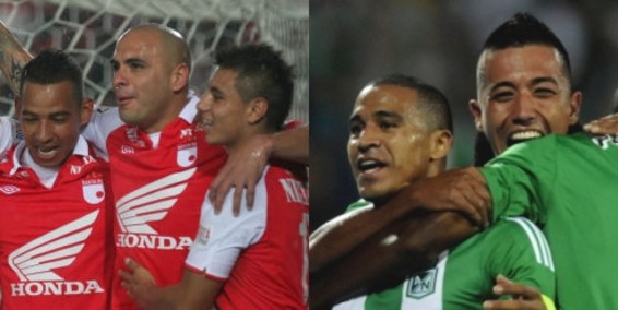 Santa Fe of Bogota and Nacional of Medellin perpare to faceoff in the first leg of the Colombian Championship 