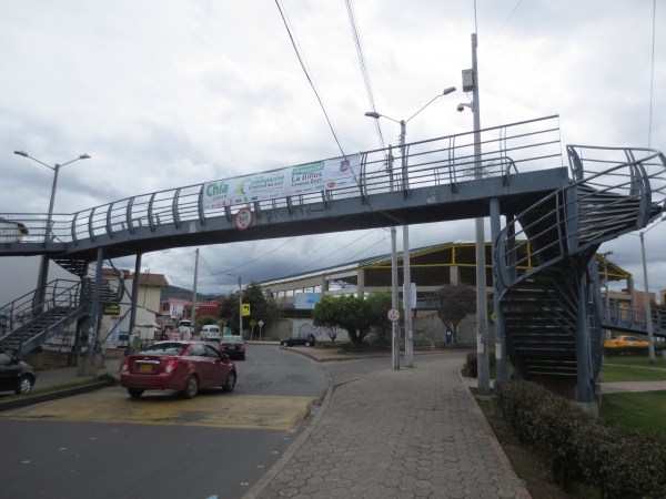 Useless pedestrian bridge