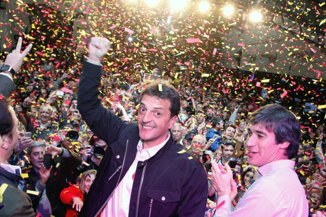 Sergio Massa of the opposition wins big in Buenos Aires Province