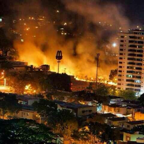 Caracas, the night of February 18 