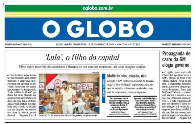 A look at Rio de Janeiro coverage by the city’s most important paper
