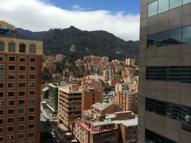 The view from the Colombian stock market? Not so bad...
