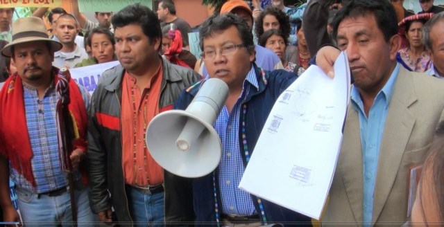 Guatamalans protest a law they believe hurts local farmers