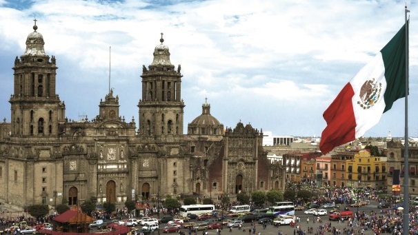 Zocalo Square in Mexico City