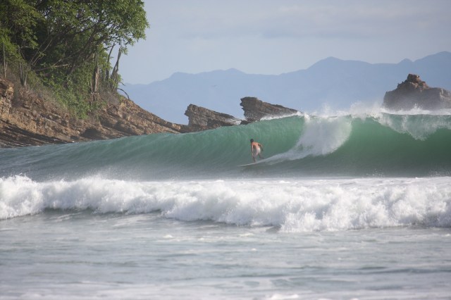 The waves have been good for Nicaragua lately 