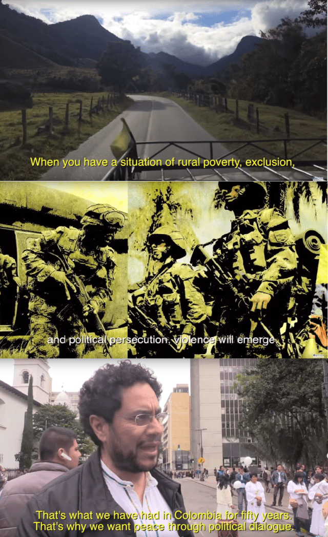 Senator Cepeda speaks on the Colombian left